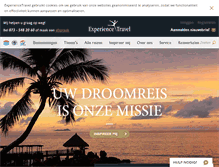 Tablet Screenshot of experiencetravel.nl